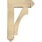 Ekena Millwork Westlake Arts and Crafts Rough Sawn Bracket w/ Offset Brace, Douglas Fir, 8"W x 24"D x 36"H BKT0806X24X36WTL03RDF - alternate 4